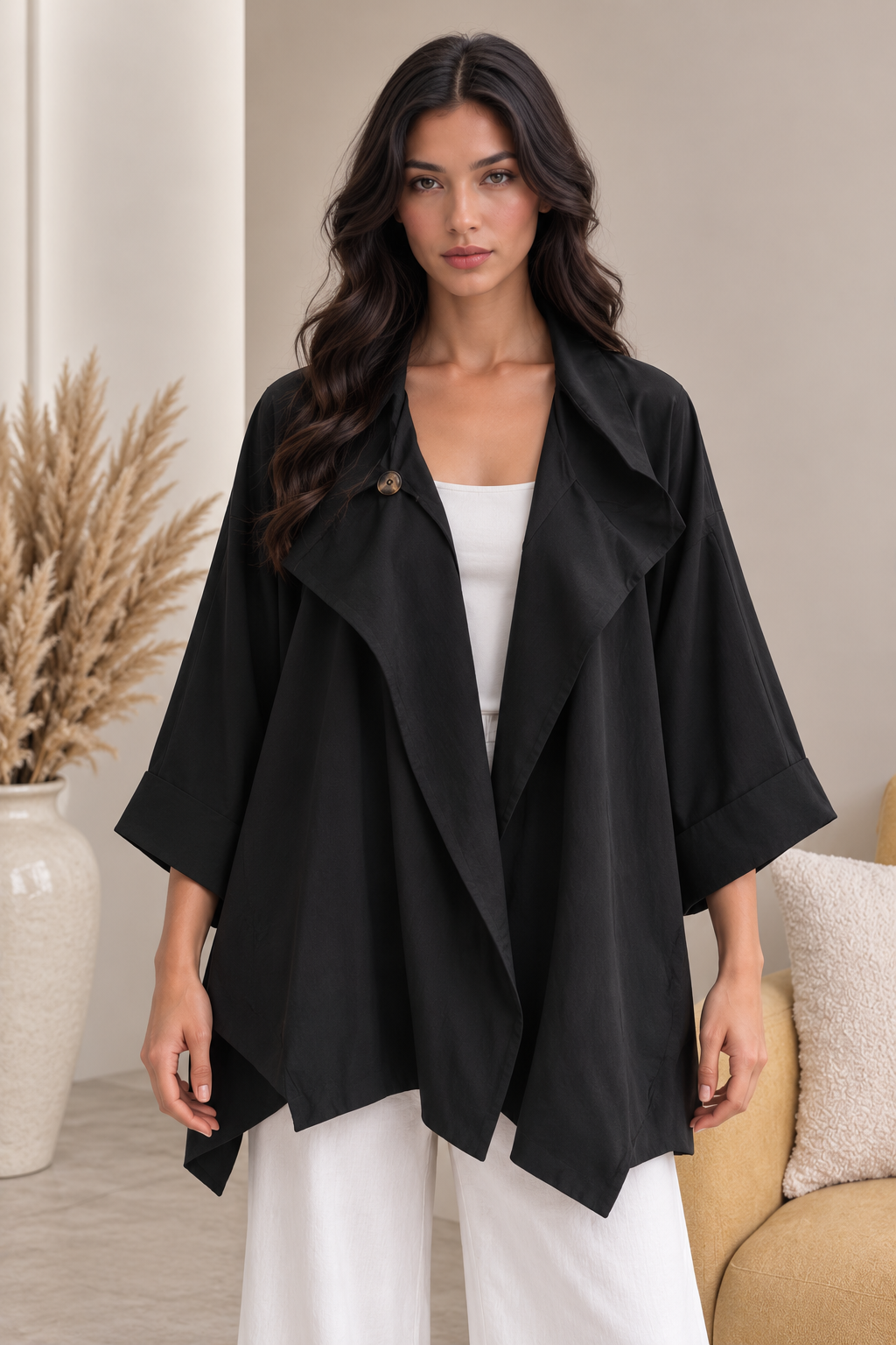 VESTE IMPERMÉABLE NOIRE