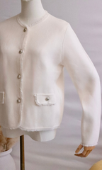 Cardigan à boutons nacrés