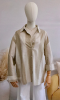 Chemise à carreaux en coton