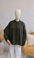 Chemise en coton à motifs