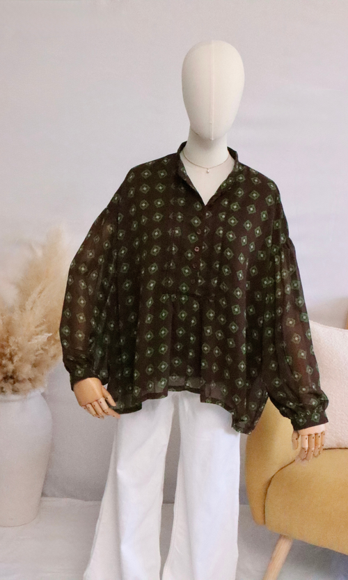 BLOUSE CHOCOLAT