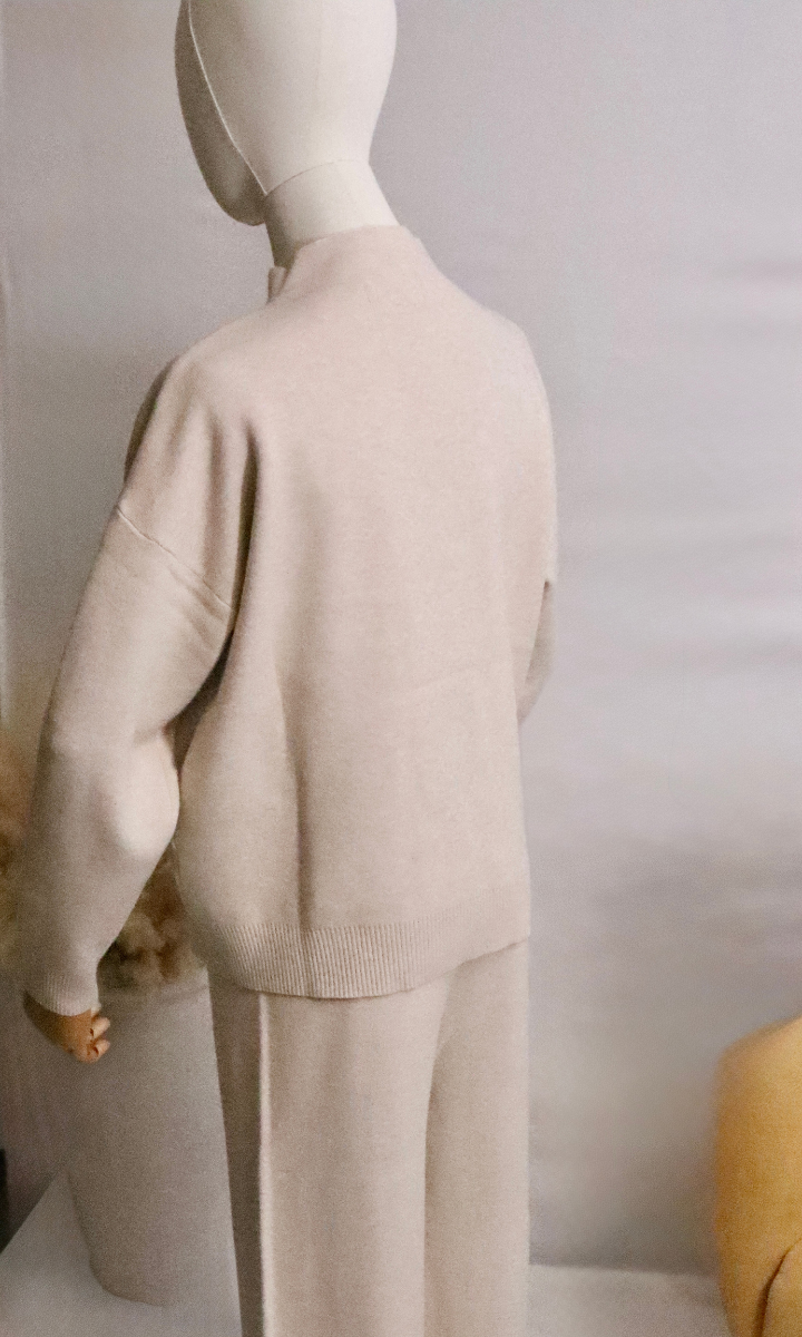 ENSEMBLE PULL IVOIRE