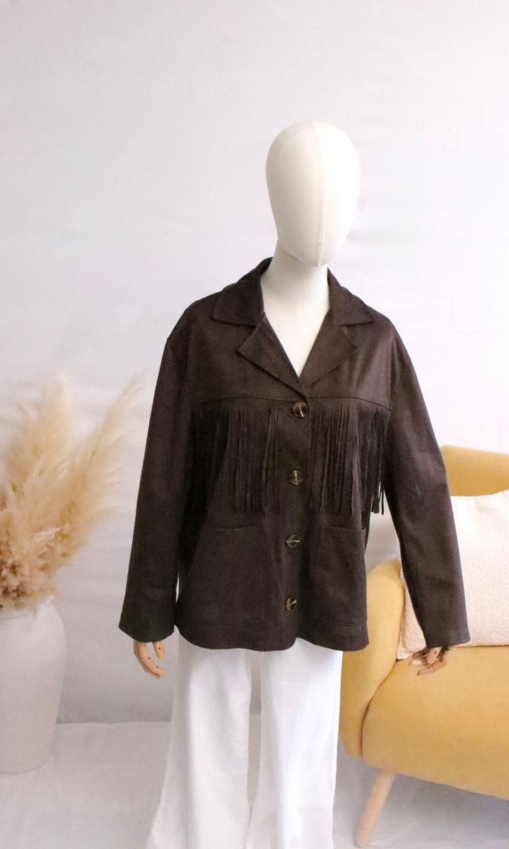 Veste à franges
