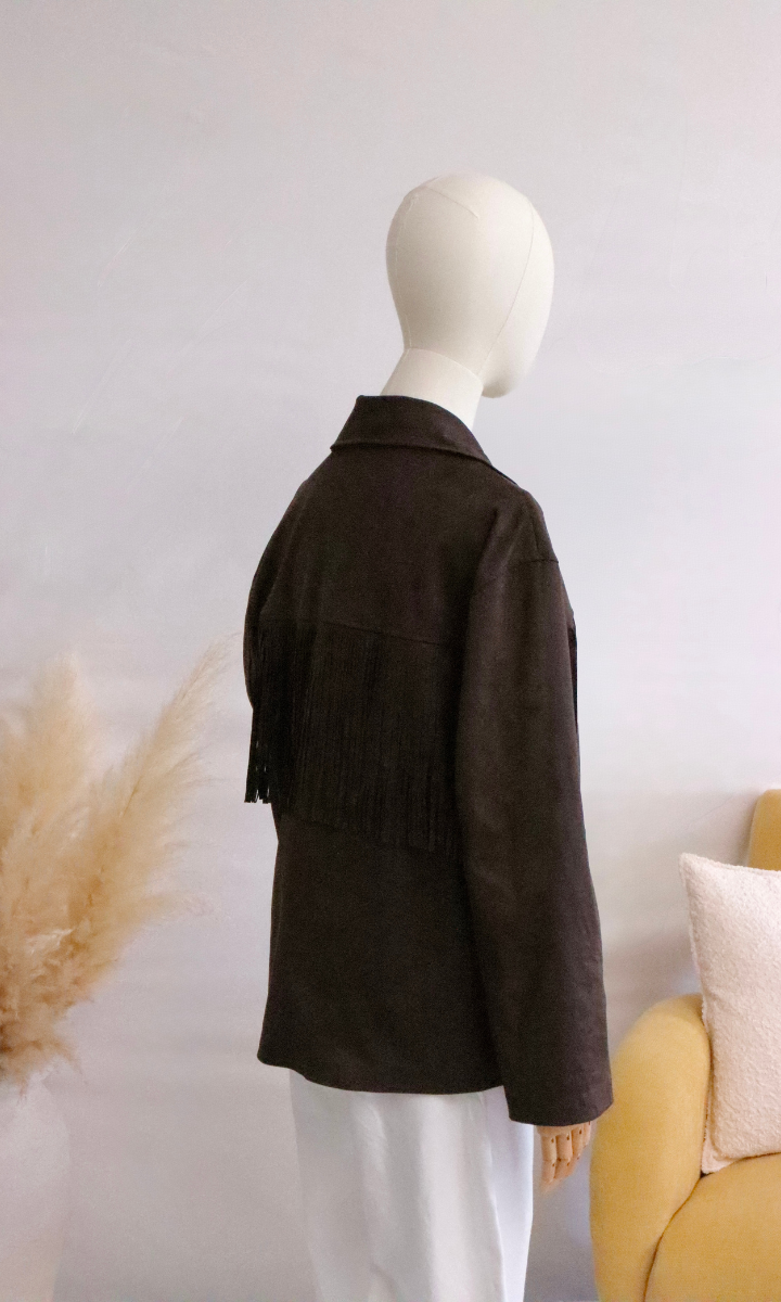 Veste à franges