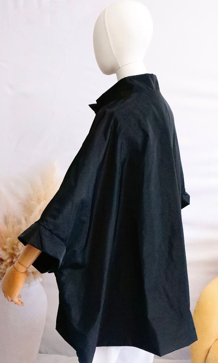 VESTE IMPERMÉABLE NOIRE