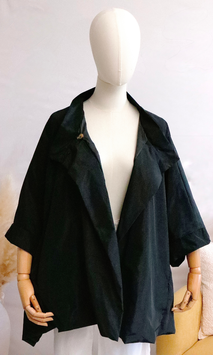 VESTE IMPERMÉABLE NOIRE